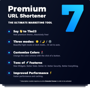 premium url shortner 7.1.2